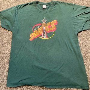 Seattle Sonics 90's logo tee